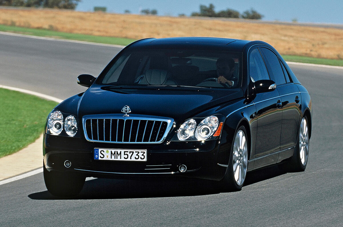 Maybach 57 cornering