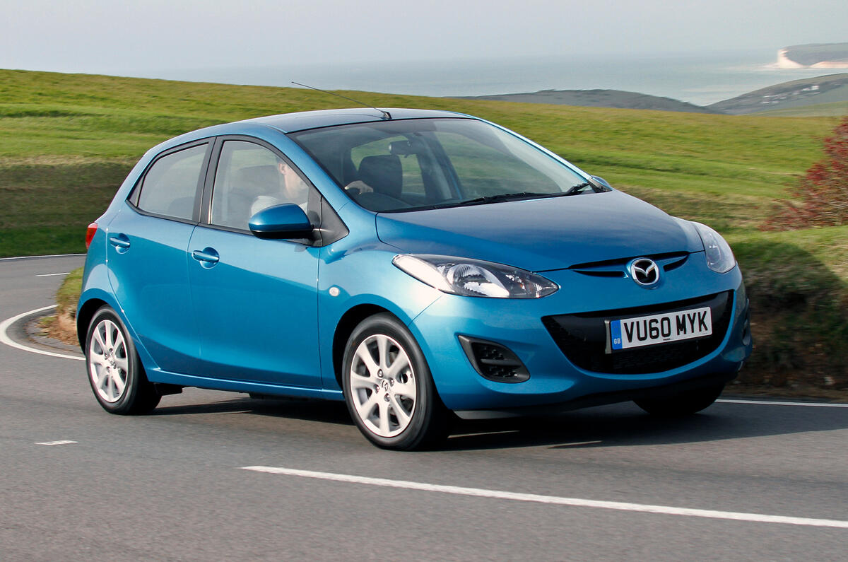 Facelifted versions, built from 2011 onwards, have slightly softer suspension Mazda 2