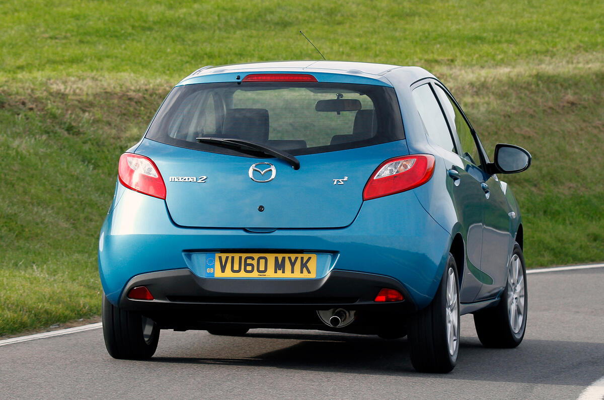 The steering is quick and direct, and the ride pliant and composed Mazda 2