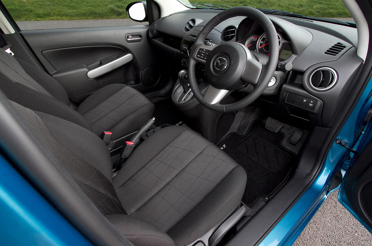 The build quality is first rate, but its not very tactile Mazda 2