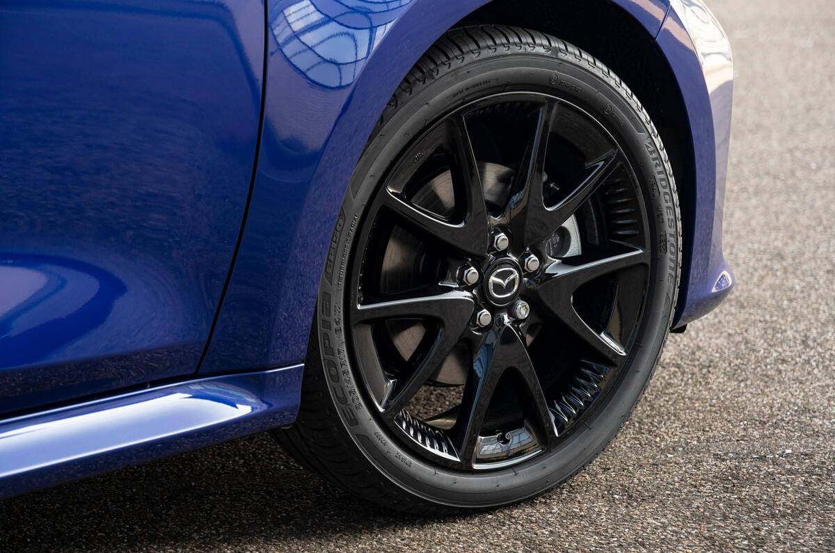 mazda 2 hybrid review 2024 04 wheel mazda 2 hybrid review 2024 04 wheel
