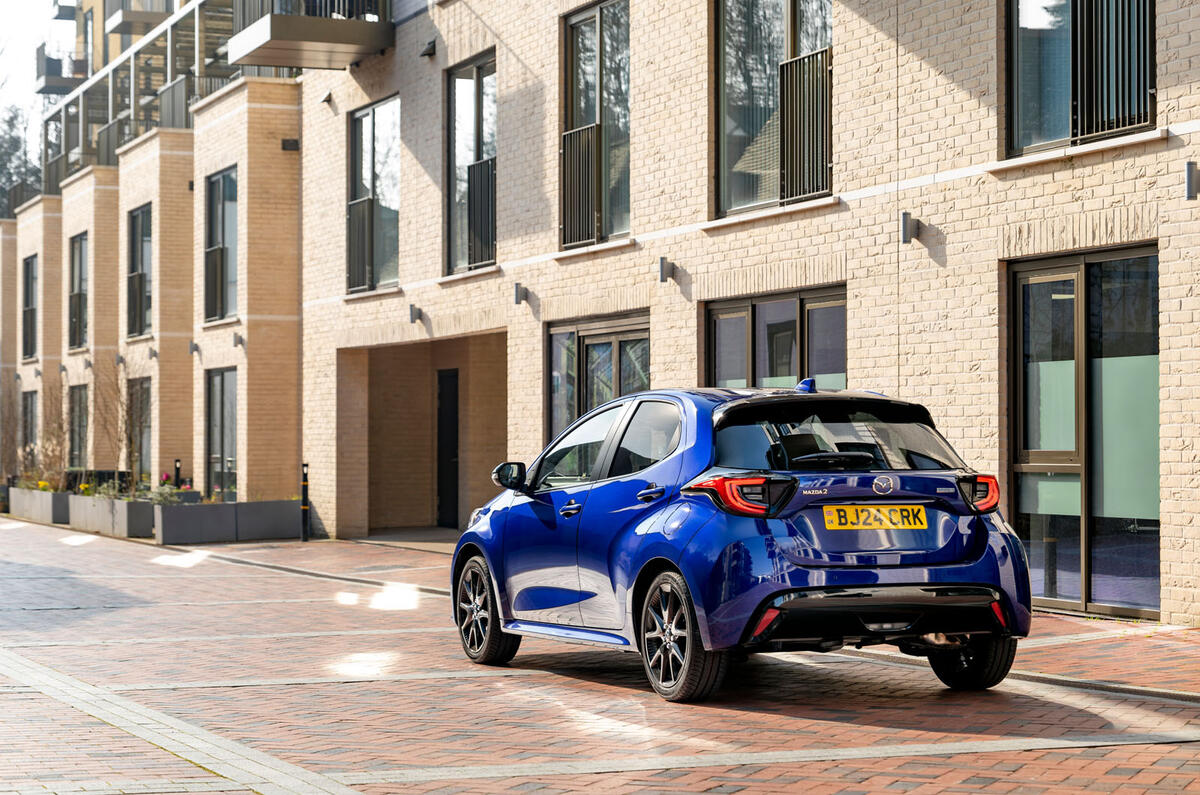 mazda 2 hybrid review 2024 17 rear static mazda 2 hybrid review 2024 17 rear static