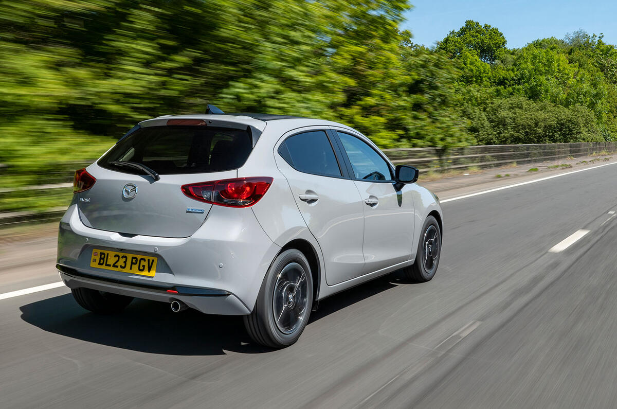 mazda 2 review 2023 04 tracking rear mazda 2 review 2023 04 tracking rear