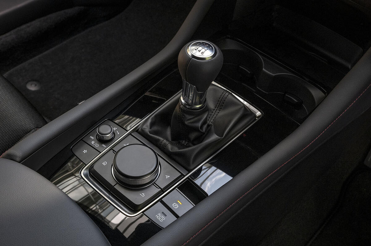 Mazda 3 2024 review centre console 20