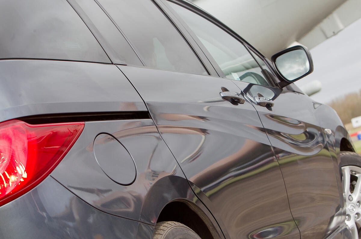 Mazda calls these ripples a “Nagare-flow character line” Mazda 5 character lines