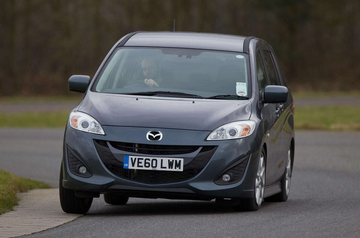 Ride is comfortable, especially at low speeds, but Ford does it better Mazda 5 cornering