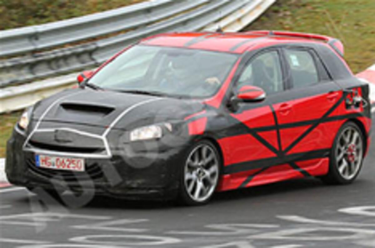 Mazda 3 MPS spied