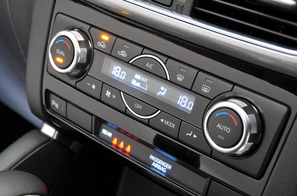 Mazda CX-5 climate controls
