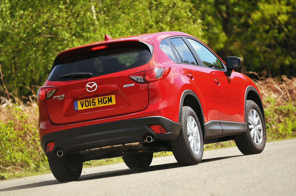 Mazda CX-5 rear cornering