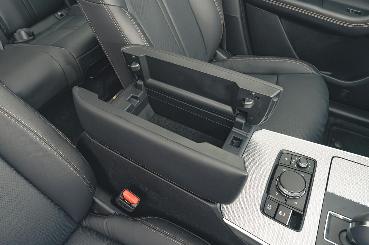 Mazda CX 80 review 2024 10 centre console storage Mazda CX 80 review 2024 10 centre console storage