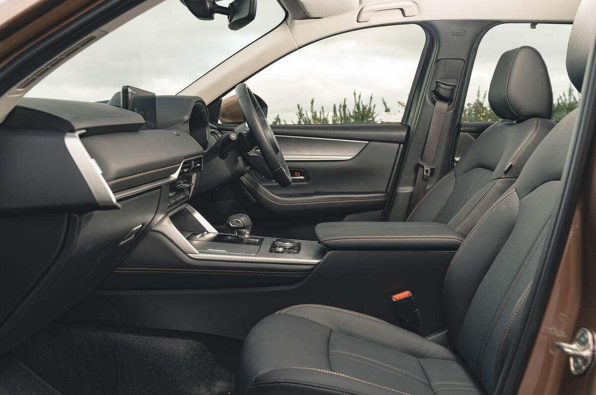 Mazda CX 80 review 2024 13 front seats Mazda CX 80 review 2024 13 front seats