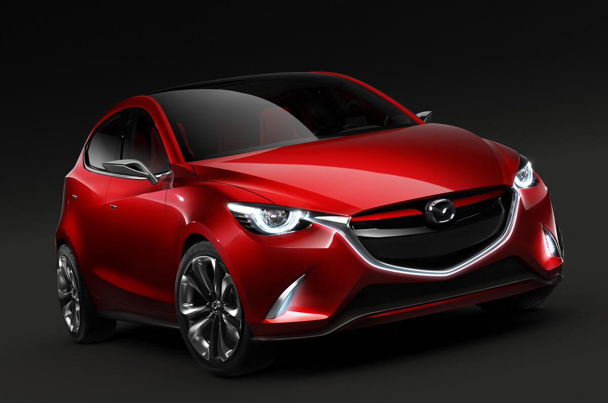 no title 2015 Mazda 2 previewed in Hazumi concept