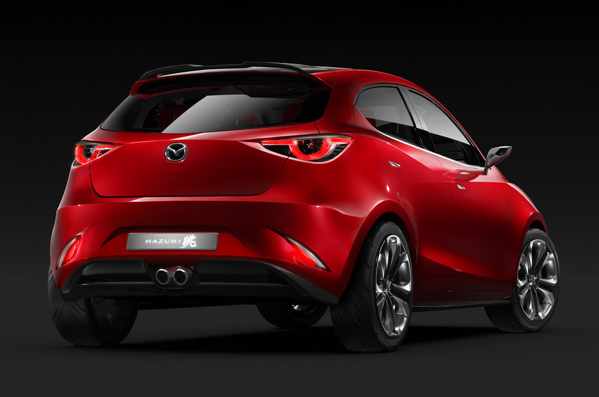 no title 2015 Mazda 2 previewed in Hazumi concept