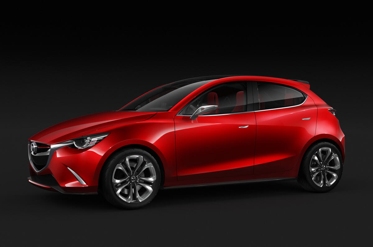 no title 2015 Mazda 2 previewed in Hazumi concept