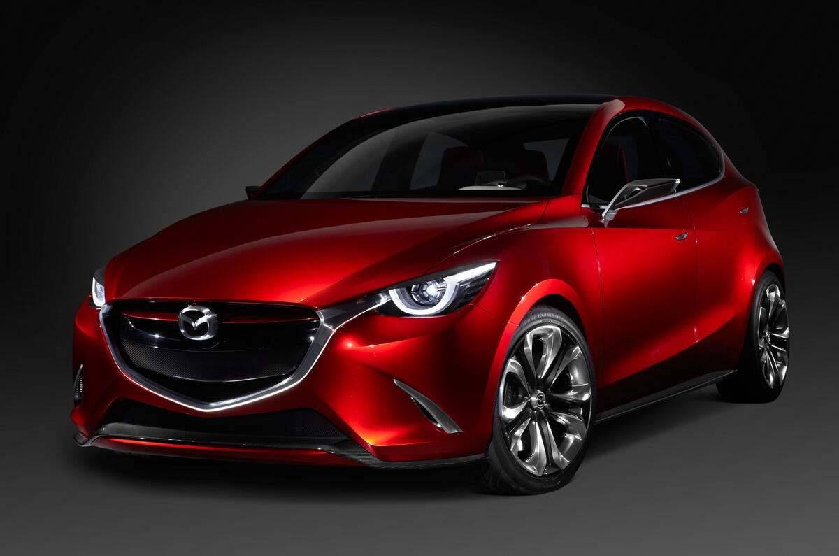 no title 2015 Mazda 2 previewed in Hazumi concept
