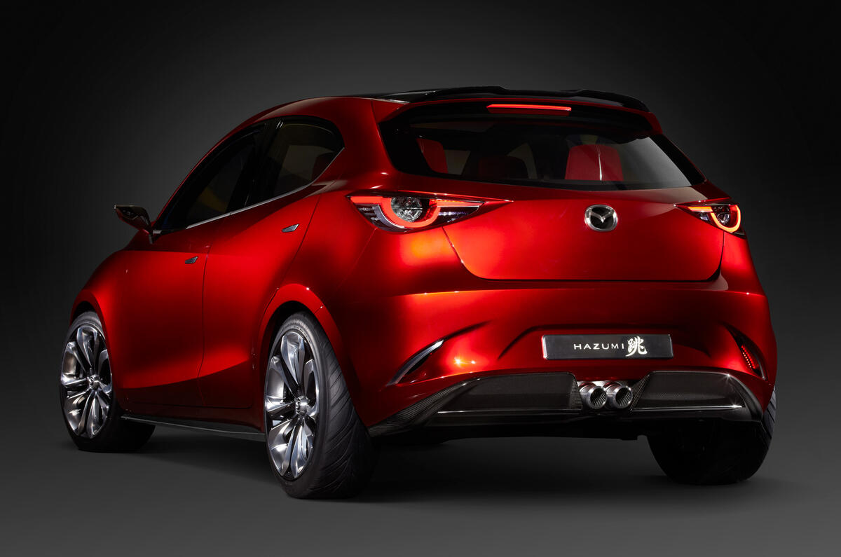no title 2015 Mazda 2 previewed in Hazumi concept