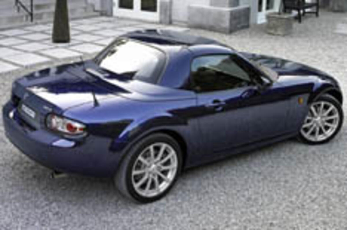 Mazda makes rain for MX-5 Roadster Coupe