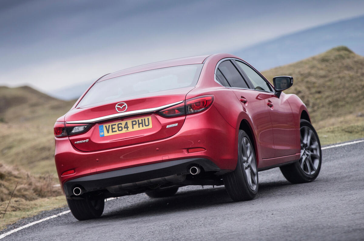 Mazda 6 hard rear cornering