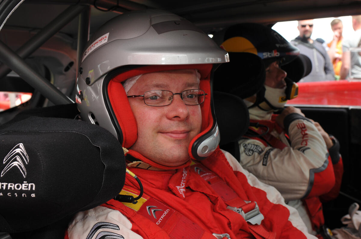 On board with the world’s best (former) rally driver