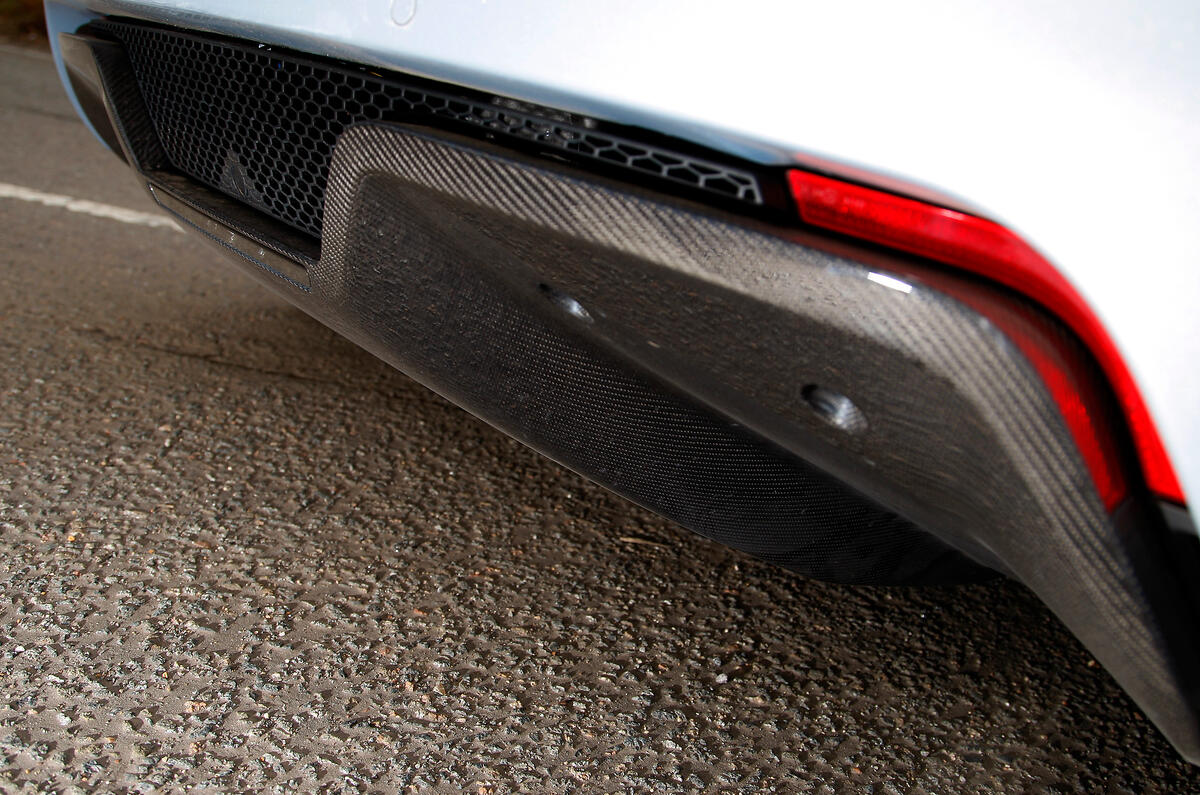 McLaren 12C rear diffuser