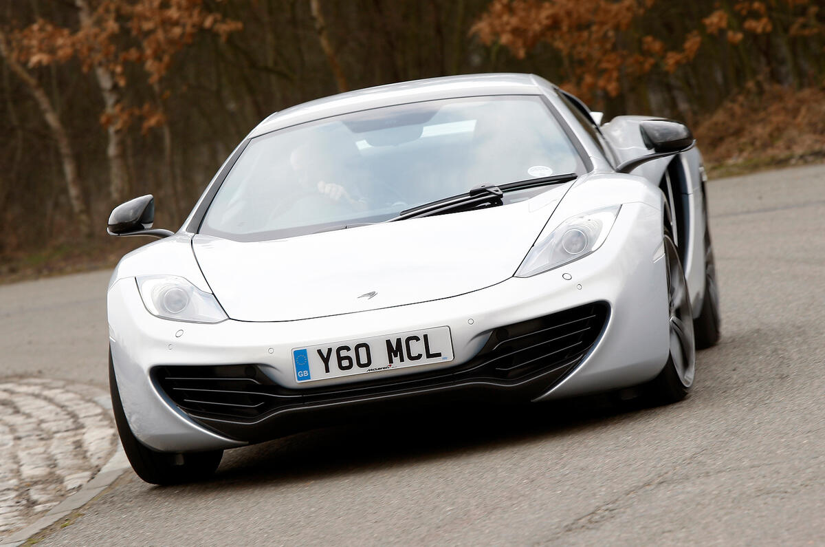 McLaren 12C Spider cornering