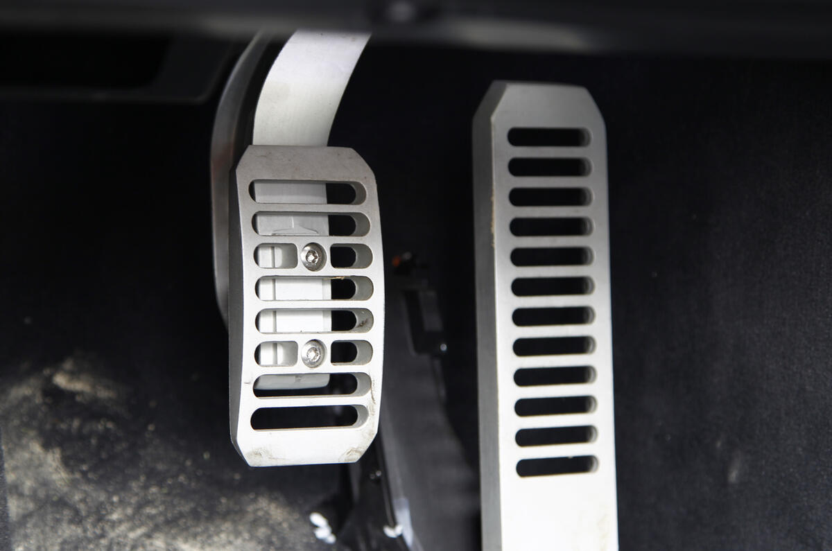 McLaren 650S aluminium pedals