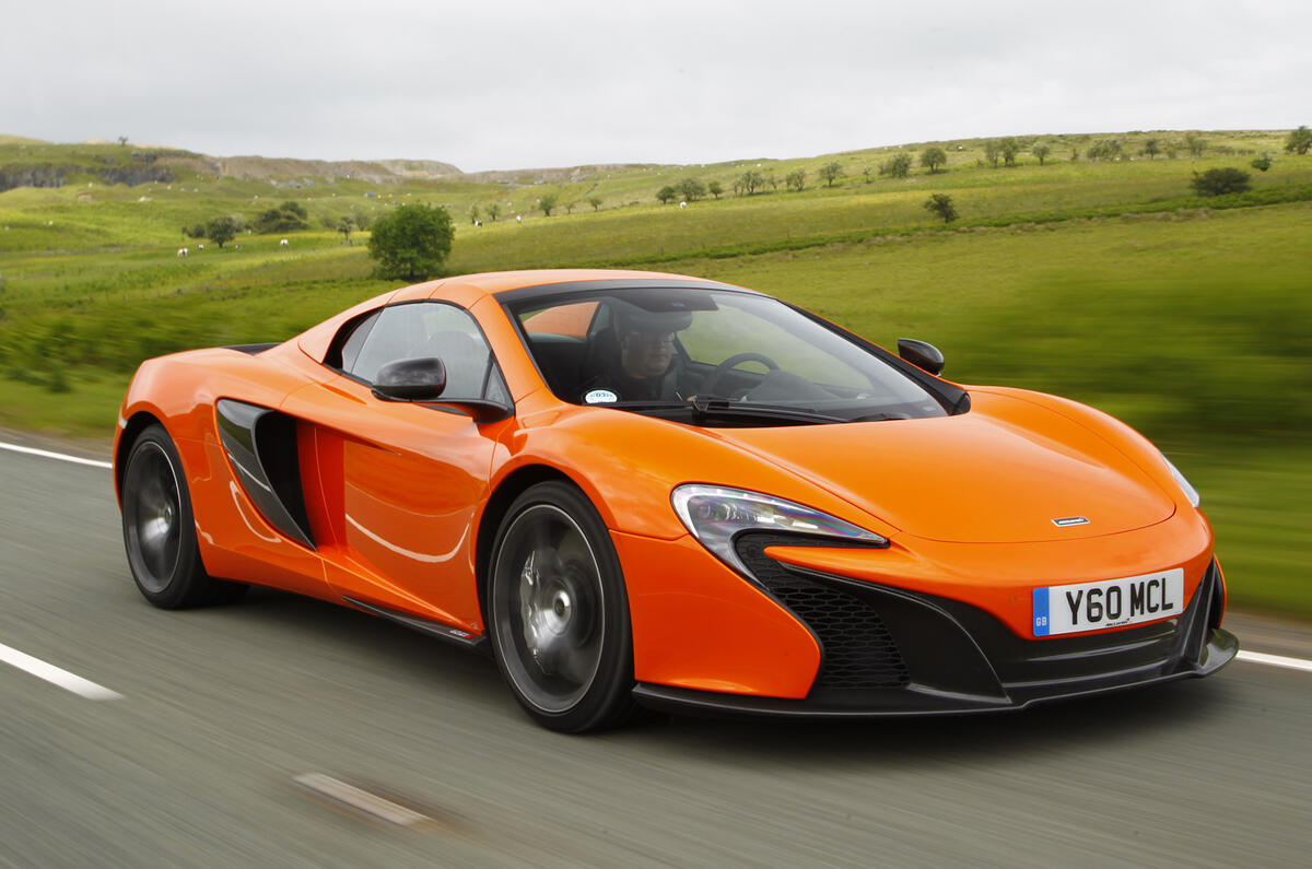 McLaren 650S Spider front quarter