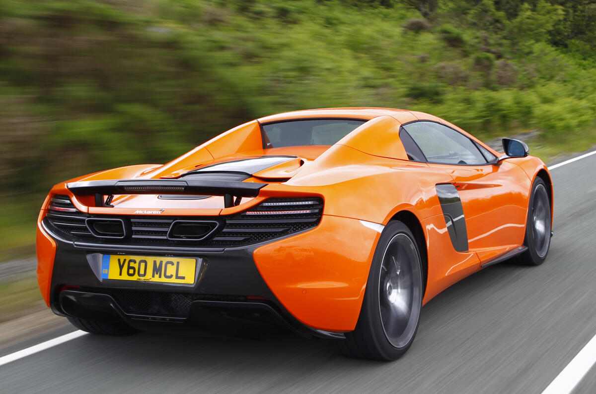 McLaren 650S Spider rear quarter