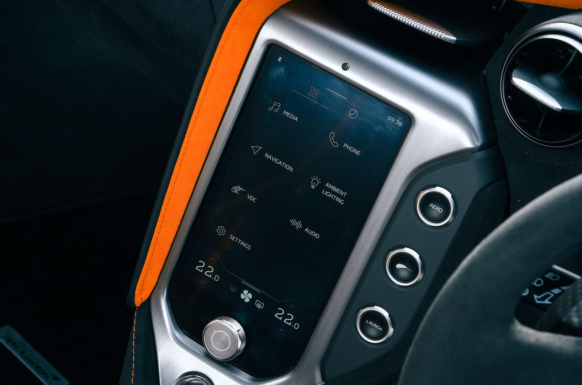 mclaren 750s review 2024 19 infotainment mclaren 750s review 2024 19 infotainment