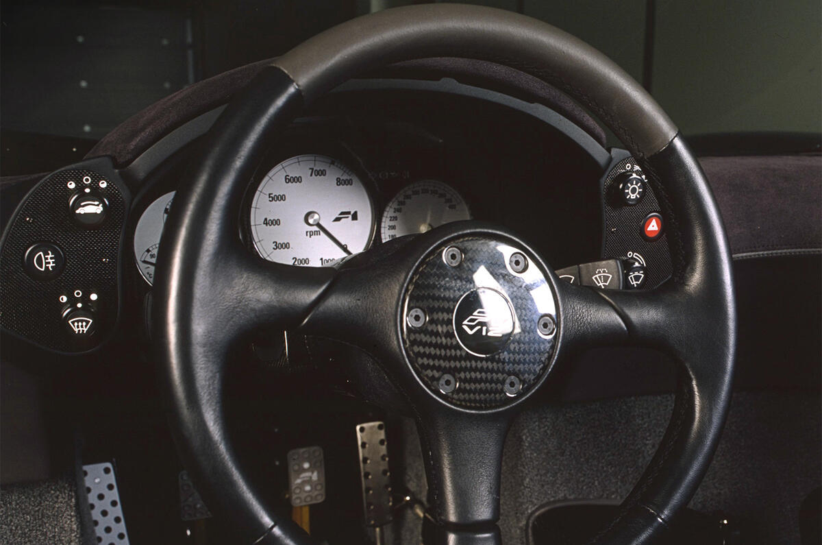 McLaren F1 steering wheel