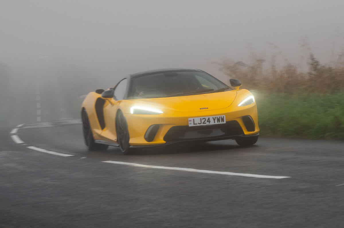 McLaren GTS review 2024 03 front action McLaren GTS review 2024 03 front action