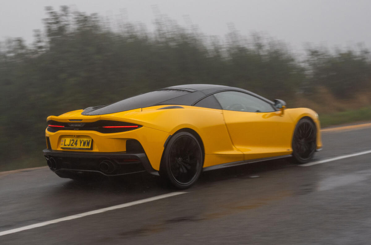 McLaren GTS review 2024 04 rear panning McLaren GTS review 2024 04 rear panning
