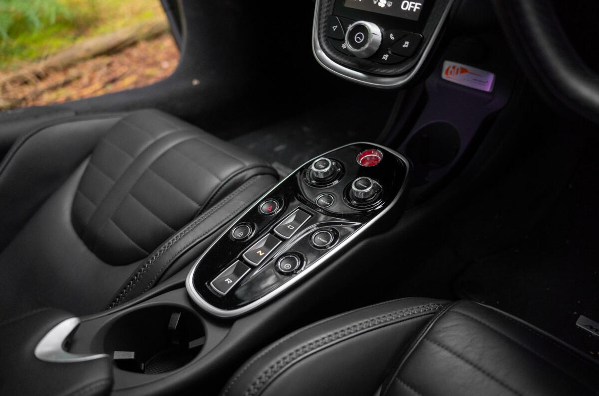 McLaren GTS review 2024 16 centre console McLaren GTS review 2024 16 centre console