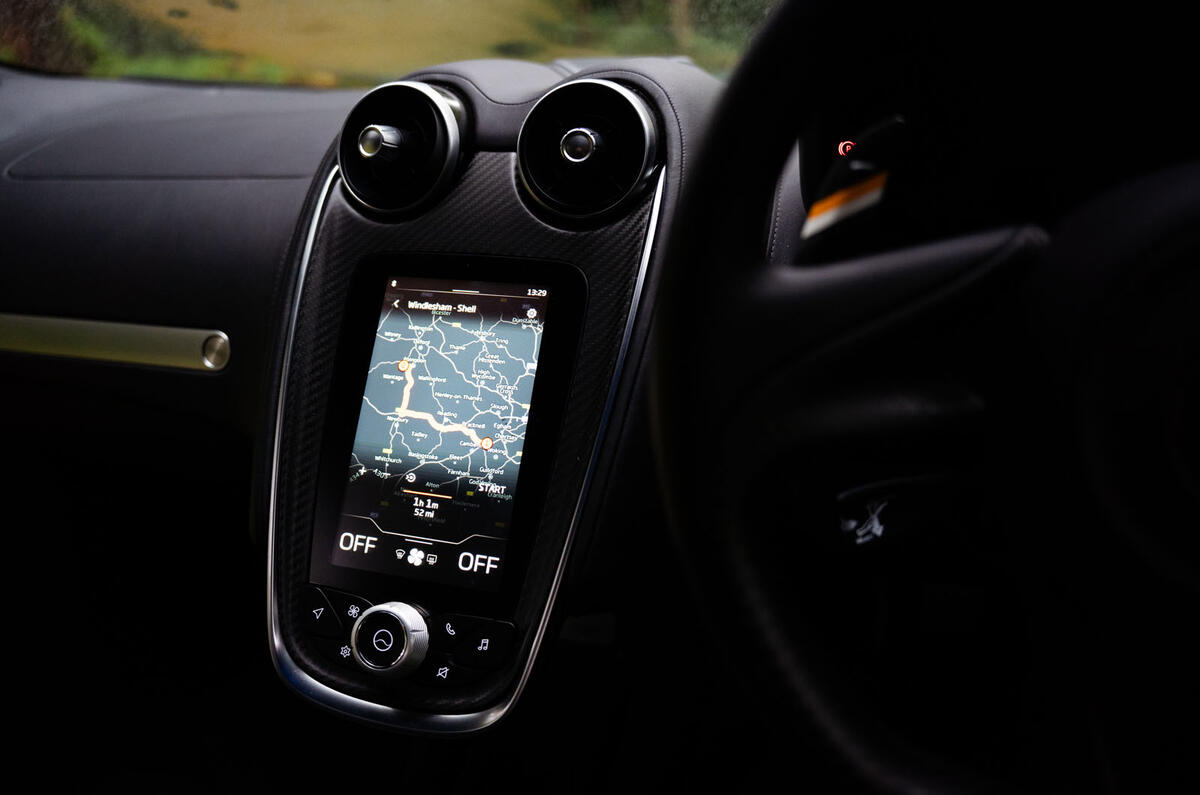 McLaren GTS review 2024 17 infotainment McLaren GTS review 2024 17 infotainment