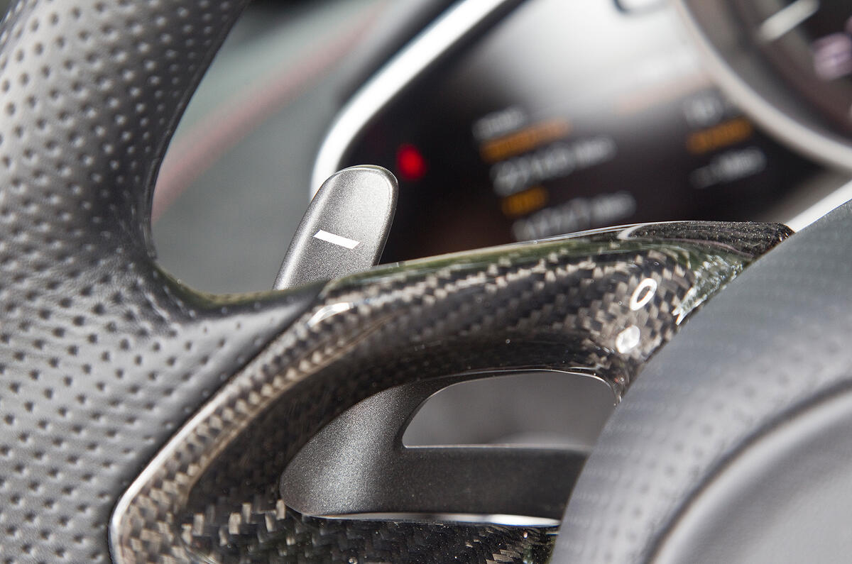 McLaren 12C flappy paddles