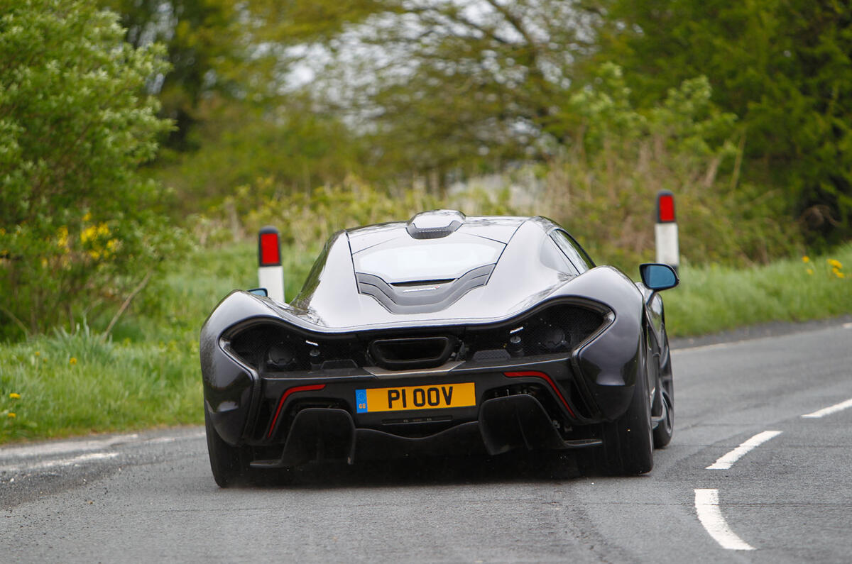 McLaren P1 rear cornering