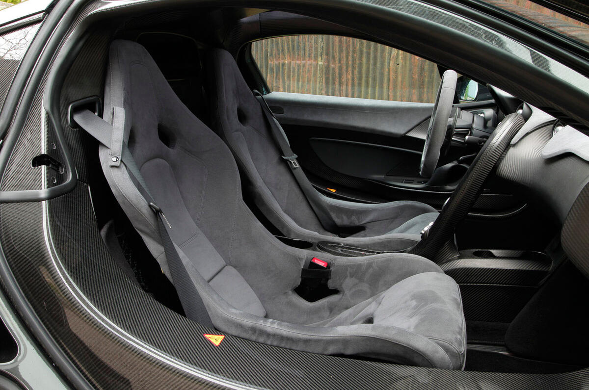 McLaren P1 sport seats