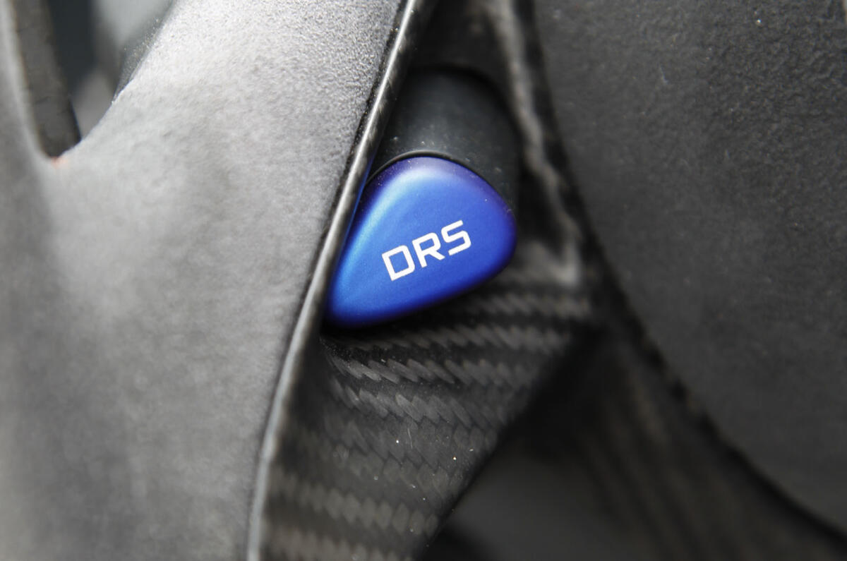 McLaren P1 DRS controls