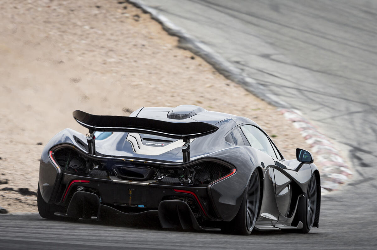 no title McLaren P1 exclusive track ride