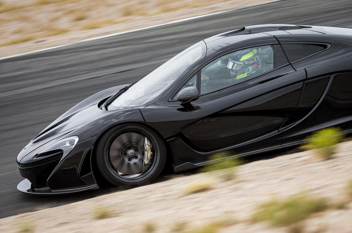 no title McLaren P1 exclusive track ride