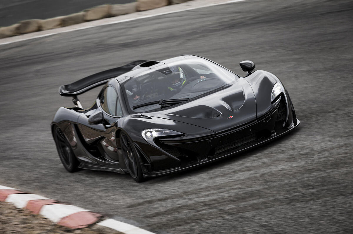 no title McLaren P1 exclusive track ride