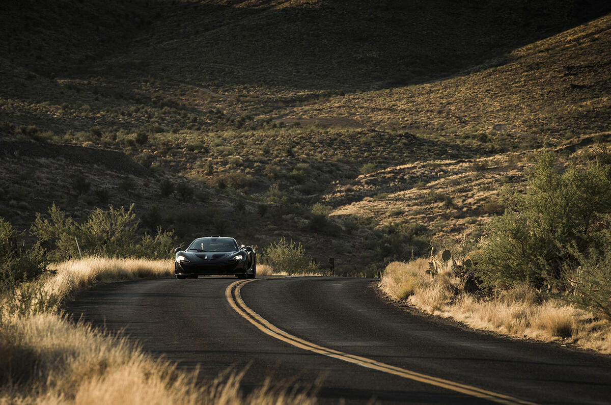 no title McLaren P1 exclusive track ride