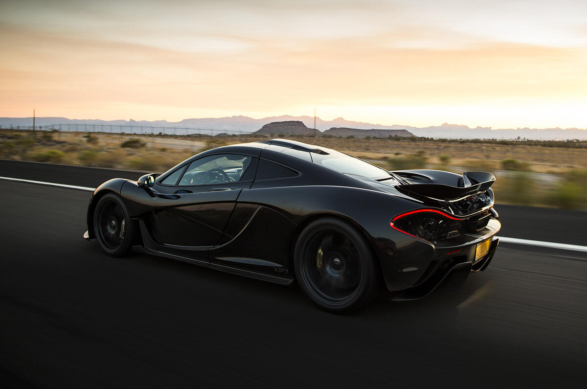 no title McLaren P1 exclusive track ride