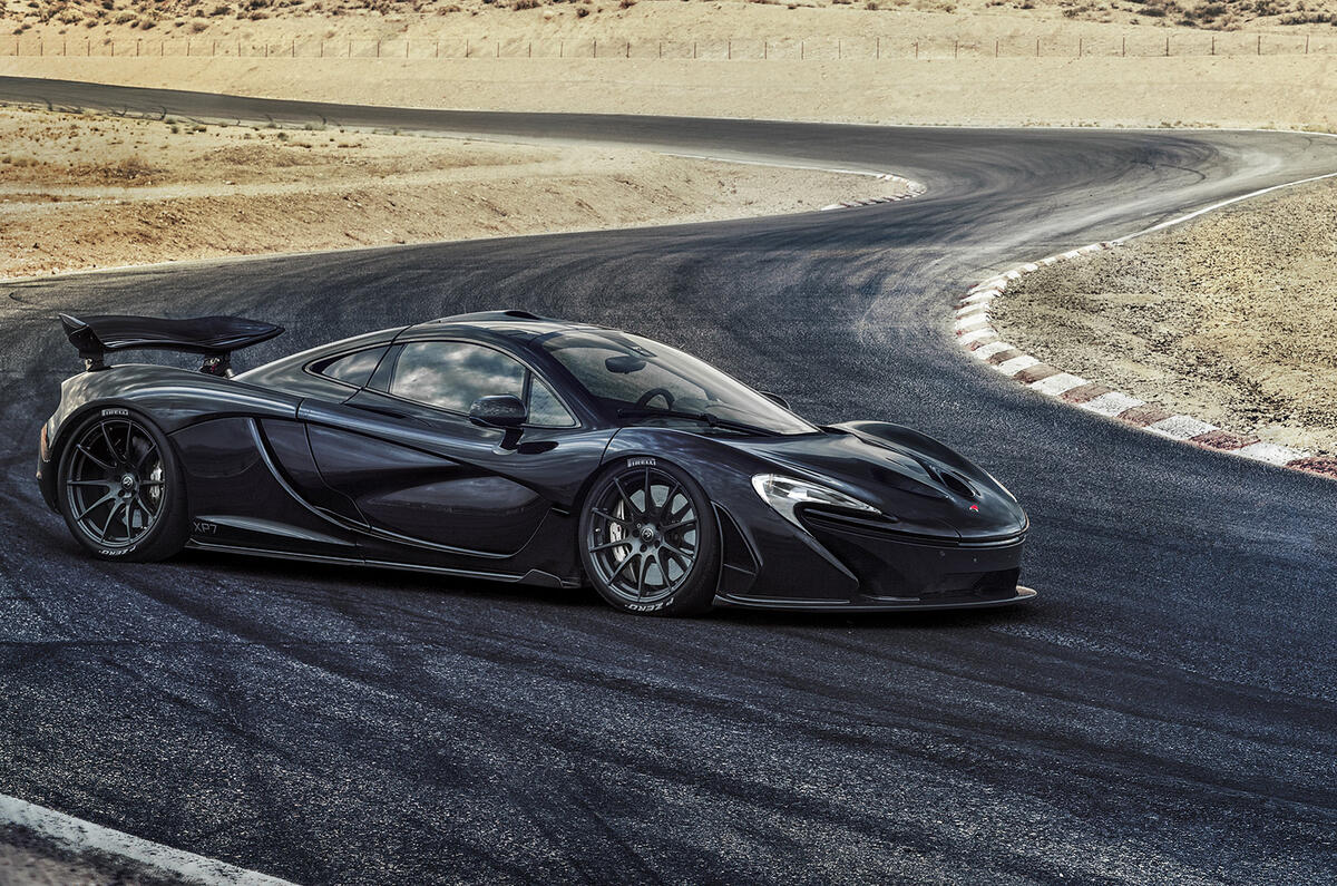 no title McLaren P1 exclusive track ride
