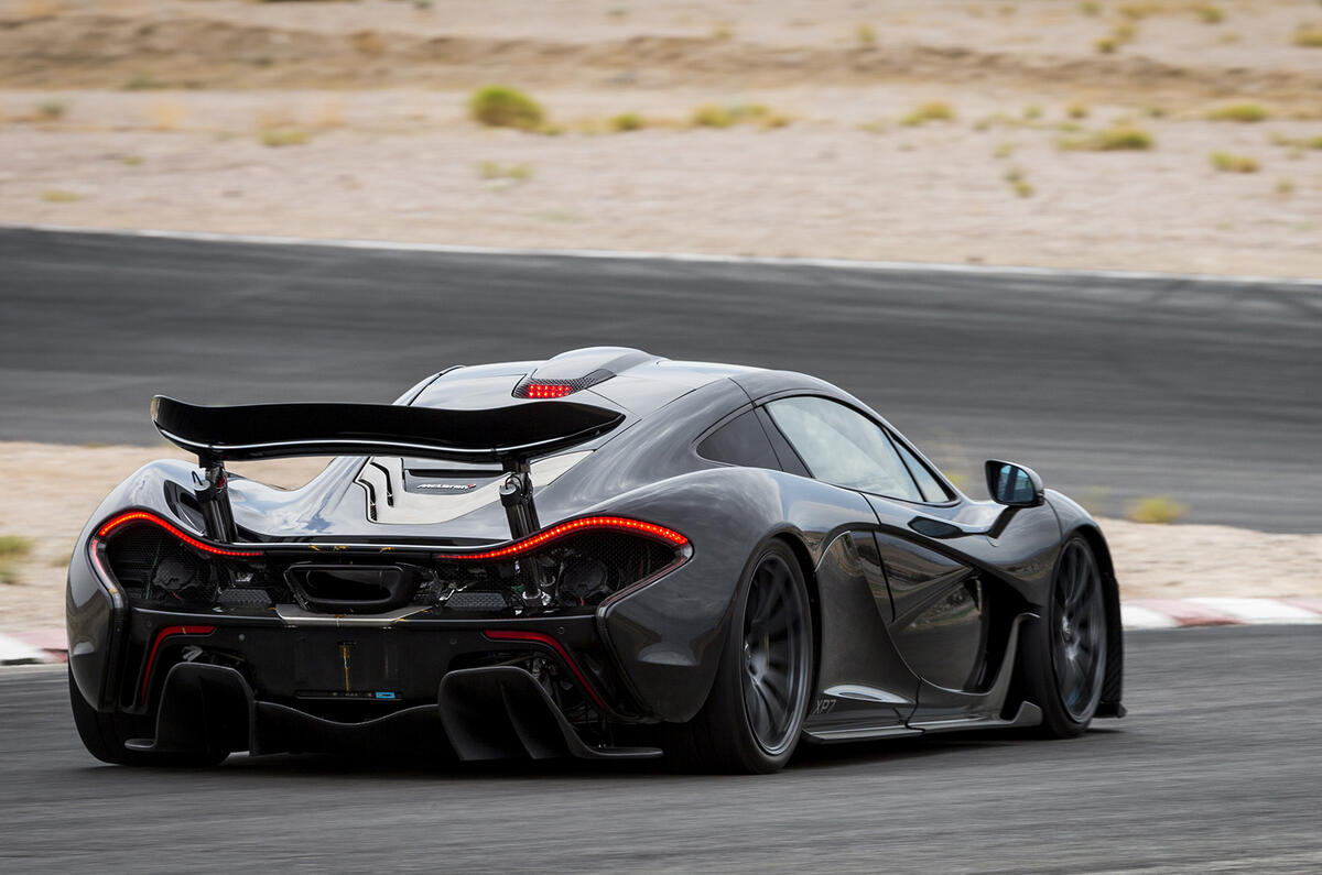 no title McLaren P1 exclusive track ride