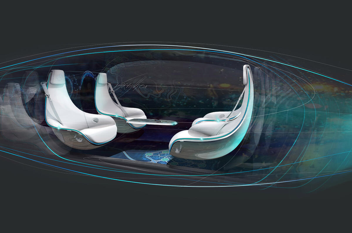 no title Mercedes-Benz previews interior of autonomous concept car