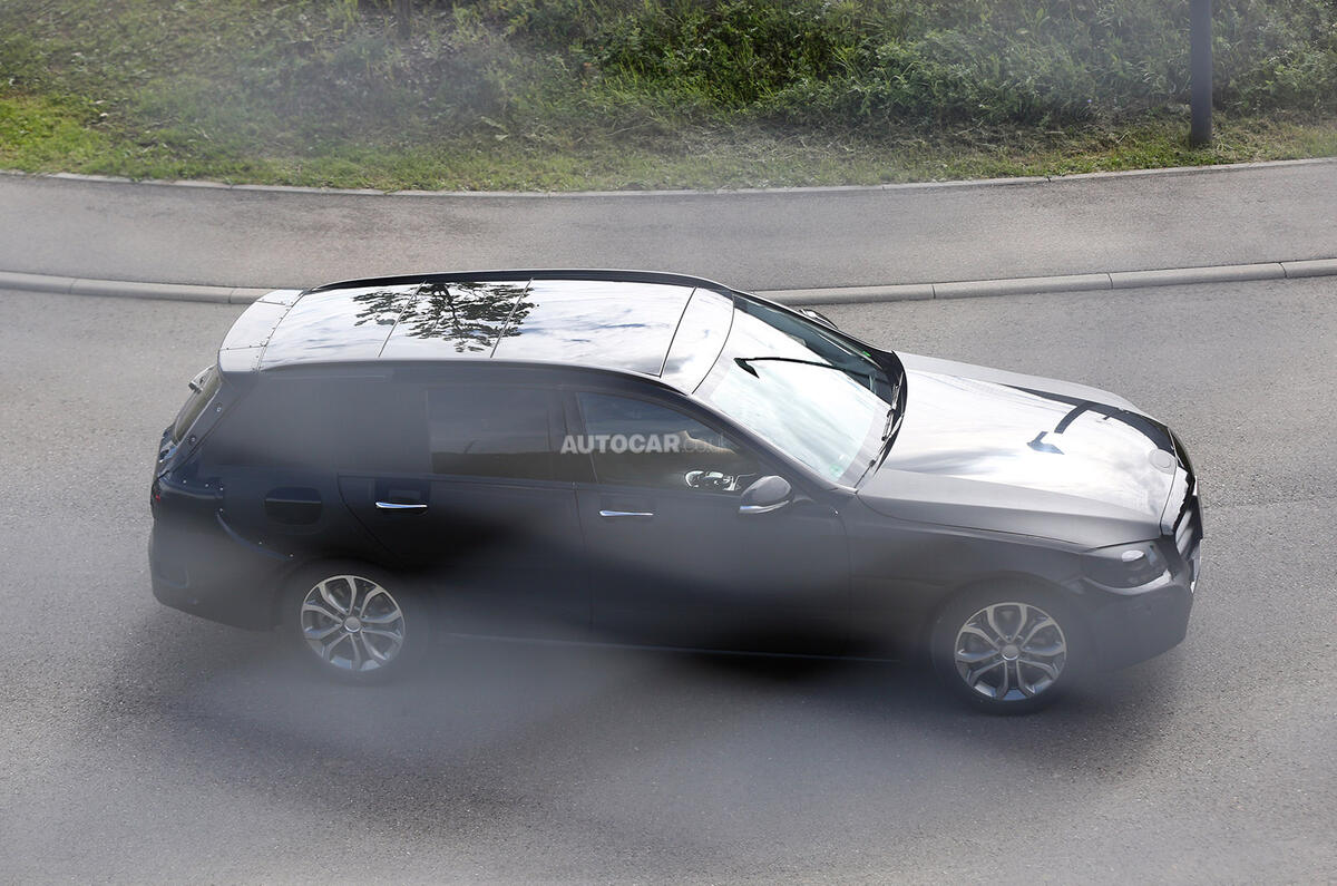no title New Mercedes C-class saloon and estate spotted