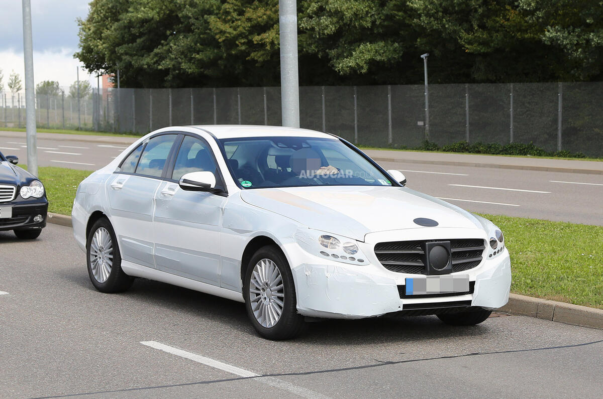 no title New Mercedes C-class saloon and estate spotted