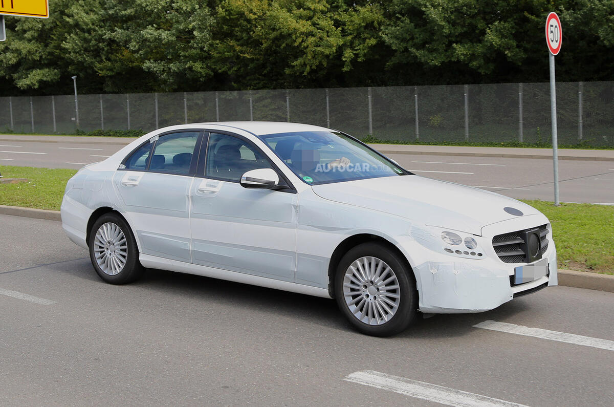 no title New Mercedes C-class saloon and estate spotted
