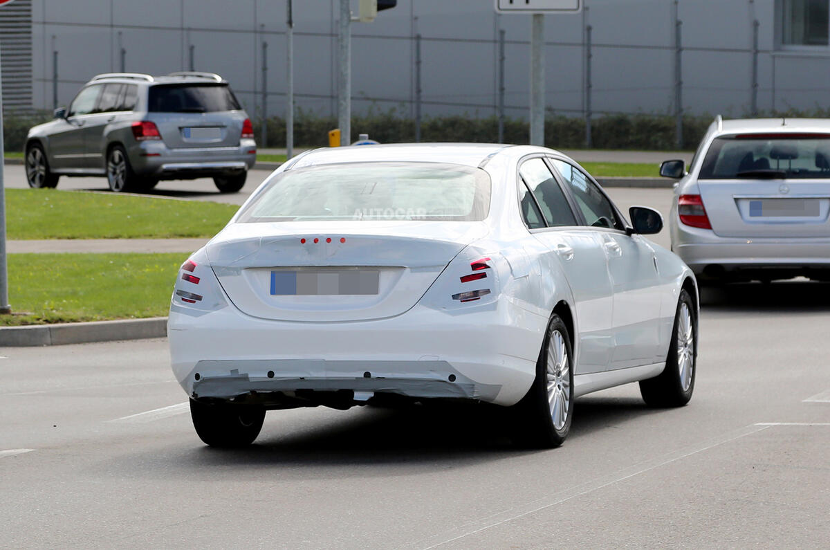 no title New Mercedes C-class saloon and estate spotted
